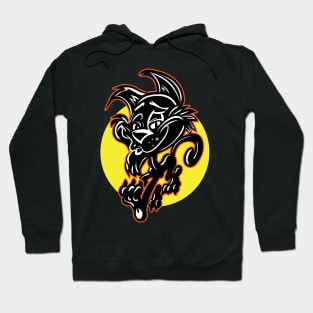 Black Cat Strut Hoodie